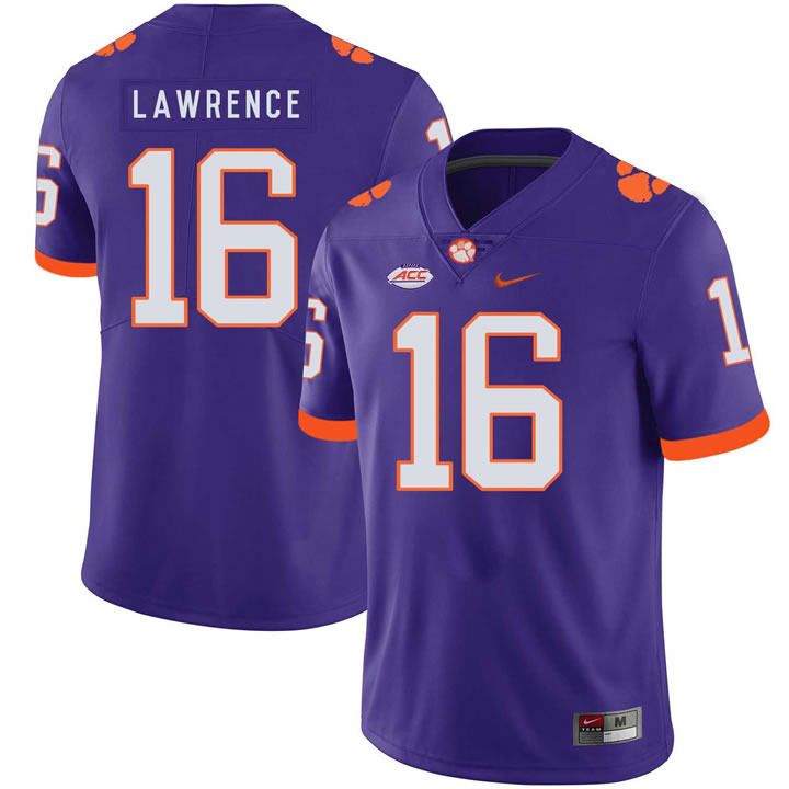 Clemson Tigers 16 Trevor Lawrence Purple Nike College Football Jersey Dzhi,We sell and wholesale Clemson Tigers 16 Trevor Lawrence Purple Nike College Football Jersey Dzhi on line form chian!